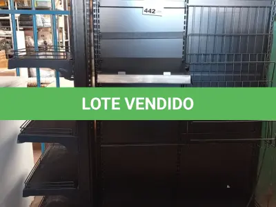 LOTE 442 - 01 EXPOSITOR DE MERCADORIAS EM METAL. (NO ESTADO, LEILÃO NÃO TEM GARANTIA E NEM DEVOLUÇÃO, SUJEITO A POSSÍVEIS AVARIAS VISÍVEIS/OCULTAS E/OU AUSÊNCIA DE COMPONENTES).