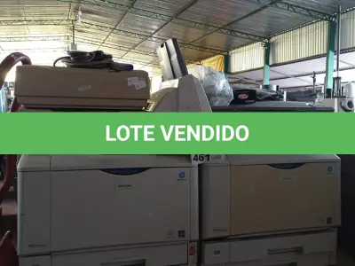 LOTE 461 - 05 IMPRESSORAS MARCAS E MODELOS DIVERSOS PARA RETIRADA DE PEÇAS. (NO ESTADO, LEILÃO NÃO TEM GARANTIA E NEM DEVOLUÇÃO, SUJEITO A POSSÍVEIS AVARIAS VISÍVEIS/OCULTAS E/OU AUSÊNCIA DE COMPONENTES).