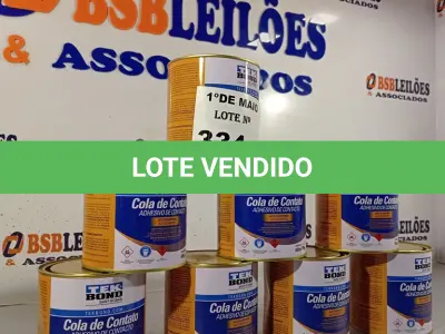 LOTE 334 - 08 LATAS DE COLA DE CONTATO TEK BOND 750G. (NO ESTADO, LEILÃO NÃO TEM GARANTIA E NEM DEVOLUÇÃO, SUJEITO A POSSÍVEIS AVARIAS VISÍVEIS/OCULTAS E/OU AUSÊNCIA DE COMPONENTES).