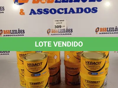 LOTE 309 - 06 LATAS DE ADESIVO ESTRUTURAL DE BASE EPÓXI MEDIA FLUIDEZ COMPONENTES A+B. (NO ESTADO, LEILÃO NÃO TEM GARANTIA E NEM DEVOLUÇÃO, SUJEITO A POSSÍVEIS AVARIAS VISÍVEIS/OCULTAS E/OU AUSÊNCIA DE COMPONENTES).