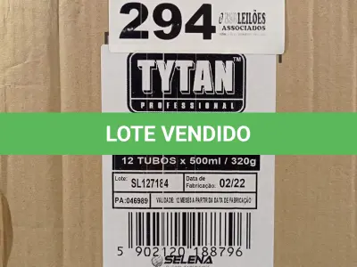 LOTE 294 - 12 TUBOS DE ESPUMA PU MULTIUSO TYTAN. (NO ESTADO, LEILÃO NÃO TEM GARANTIA E NEM DEVOLUÇÃO, SUJEITO A POSSÍVEIS AVARIAS VISÍVEIS/OCULTAS E/OU AUSÊNCIA DE COMPONENTES).