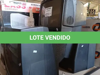 LOTE 423 - 03 TV’S DE TUBO MARCAS E MODELOS DIVERSOS. (NO ESTADO, LEILÃO NÃO TEM GARANTIA E NEM DEVOLUÇÃO, SUJEITO A POSSÍVEIS AVARIAS VISÍVEIS/OCULTAS E/OU AUSÊNCIA DE COMPONENTES).