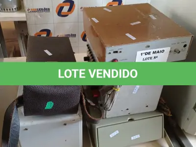 LOTE 292 - 06 EQUIPAMENTOS ELETRÔNICOS ANTIGOS DIVERSOS. (NO ESTADO, LEILÃO NÃO TEM GARANTIA E NEM DEVOLUÇÃO, SUJEITO A POSSÍVEIS AVARIAS VISÍVEIS/OCULTAS E/OU AUSÊNCIA DE COMPONENTES).