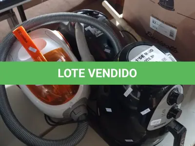 LOTE 363 - 01 AIR FRY MARCA MONDIAL 220V E 02 ASPIRADORES DE PÓ MARCAS E MODELOS DIVERSOS.  (NO ESTADO, LEILÃO NÃO TEM GARANTIA E NEM DEVOLUÇÃO, SUJEITO A POSSÍVEIS AVARIAS VISÍVEIS/OCULTAS E/OU AUSÊNCIA DE COMPONENTES).