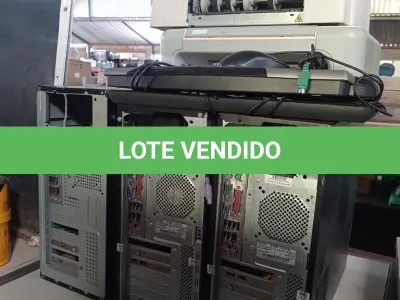LOTE 310 - 03 CPU’S E 02 IMPRESSORAS MARCAS E MODELOS DIVERSOS PARA RETIRADA DE PEÇAS. (NO ESTADO, LEILÃO NÃO TEM GARANTIA E NEM DEVOLUÇÃO, SUJEITO A POSSÍVEIS AVARIAS VISÍVEIS/OCULTAS E/OU AUSÊNCIA DE COMPONENTES).