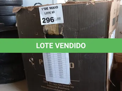 LOTE 296 - 01 LOTE COM MATERIAIS DIVERSOS. (NO ESTADO, LEILÃO NÃO TEM GARANTIA E NEM DEVOLUÇÃO, SUJEITO A POSSÍVEIS AVARIAS VISÍVEIS/OCULTAS E/OU AUSÊNCIA DE COMPONENTES).