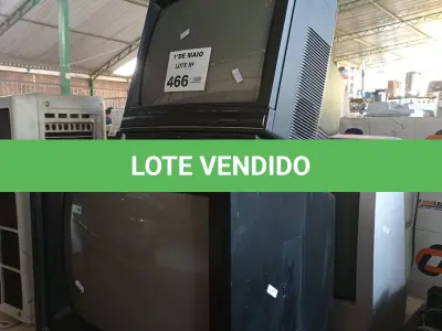 LOTE 466 - 03 TV’S DE TUBO MARCAS E MODELOS DIVERSOS. (NO ESTADO, LEILÃO NÃO TEM GARANTIA E NEM DEVOLUÇÃO, SUJEITO A POSSÍVEIS AVARIAS VISÍVEIS/OCULTAS E/OU AUSÊNCIA DE COMPONENTES).