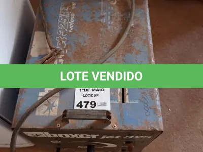 LOTE 479 - 01 MÁQUINA DE SOLDA BOXER JET 325 INCOMPLETA.  (NO ESTADO, LEILÃO NÃO TEM GARANTIA E NEM DEVOLUÇÃO, SUJEITO A POSSÍVEIS AVARIAS VISÍVEIS/OCULTAS E/OU AUSÊNCIA DE COMPONENTES).