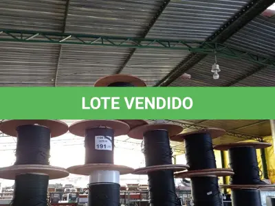 LOTE 191 - 01 LOTE COM VÁRIOS PEDAÇOS DE FIBRA ÓTICA. (NO ESTADO, LEILÃO NÃO TEM GARANTIA E NEM DEVOLUÇÃO, SUJEITO A POSSÍVEIS AVARIAS VISÍVEIS/OCULTAS E/OU AUSÊNCIA DE COMPONENTES).