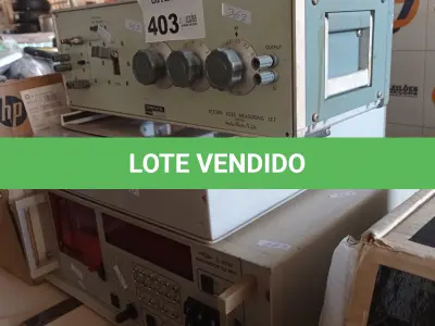 LOTE 403 - 03 EQUIPAMENTOS ELETRÔNICOS DIVERSOS. (NO ESTADO, LEILÃO NÃO TEM GARANTIA E NEM DEVOLUÇÃO, SUJEITO A POSSÍVEIS AVARIAS VISÍVEIS/OCULTAS E/OU AUSÊNCIA DE COMPONENTES).