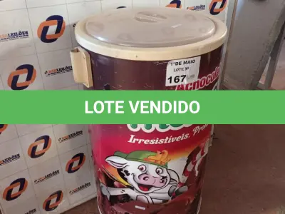 LOTE 167 - 01 COOLER. (NO ESTADO, LEILÃO NÃO TEM GARANTIA E NEM DEVOLUÇÃO, SUJEITO A POSSÍVEIS AVARIAS VISÍVEIS/OCULTAS E/OU AUSÊNCIA DE COMPONENTES).
