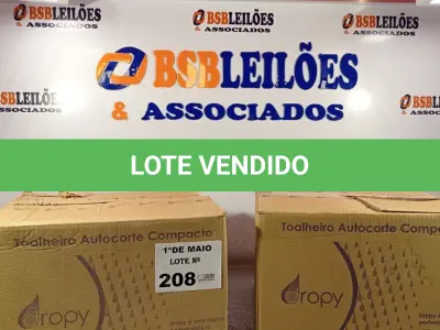 LOTE 208 - 02 TOALHEIROS AUTO CORTE COMPACTO. (NO ESTADO, LEILÃO NÃO TEM GARANTIA E NEM DEVOLUÇÃO, SUJEITO A POSSÍVEIS AVARIAS VISÍVEIS/OCULTAS E/OU AUSÊNCIA DE COMPONENTES).