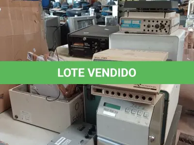 LOTE 388 - 01 LOTE COM EQUIPAMENTOS ELETRÔNICOS DIVERSOS. (NO ESTADO, LEILÃO NÃO TEM GARANTIA E NEM DEVOLUÇÃO, SUJEITO A POSSÍVEIS AVARIAS VISÍVEIS/OCULTAS E/OU AUSÊNCIA DE COMPONENTES).