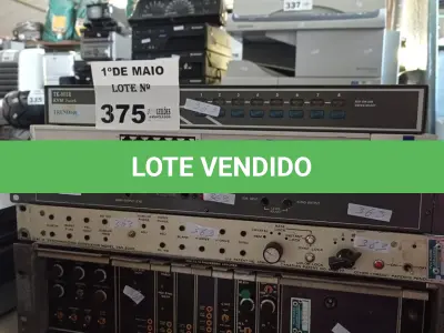 LOTE 375 - 05 EQUIPAMENTOS ELETRÔNICOS DIVERSOS. (NO ESTADO, LEILÃO NÃO TEM GARANTIA E NEM DEVOLUÇÃO, SUJEITO A POSSÍVEIS AVARIAS VISÍVEIS/OCULTAS E/OU AUSÊNCIA DE COMPONENTES).