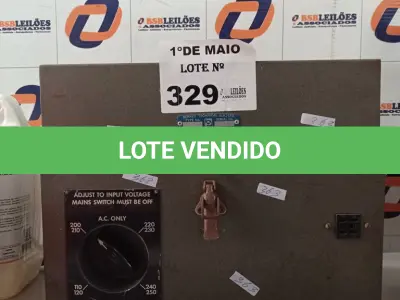 LOTE 329 - 01 APARELHO ADJUST TO IMPUT MAINS SWITCH. (NO ESTADO, LEILÃO NÃO TEM GARANTIA E NEM DEVOLUÇÃO, SUJEITO A POSSÍVEIS AVARIAS VISÍVEIS/OCULTAS E/OU AUSÊNCIA DE COMPONENTES).
