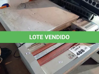 LOTE 488 - 01 GAVETA PARA CAIXA E 01 PLASTIFICADORA DE DOCUMENTOS. (NO ESTADO, LEILÃO NÃO TEM GARANTIA E NEM DEVOLUÇÃO, SUJEITO A POSSÍVEIS AVARIAS VISÍVEIS/OCULTAS E/OU AUSÊNCIA DE COMPONENTES).