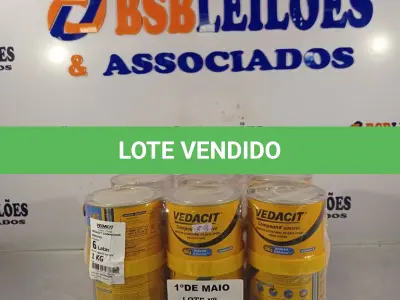 LOTE 172 - 06 LATAS DE ADESIVO ESTRUTURAL DE BASE EPÓXI MEDIA FLUIDEZ COMPONENTES A+B. (NO ESTADO, LEILÃO NÃO TEM GARANTIA E NEM DEVOLUÇÃO, SUJEITO A POSSÍVEIS AVARIAS VISÍVEIS/OCULTAS E/OU AUSÊNCIA DE COMPONENTES).