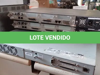 LOTE 376 - 02 SERVIDORES DE GAVETA E 02 EQUIPAMENTOS VANGUARDA 6.800 SERIES. (NO ESTADO, LEILÃO NÃO TEM GARANTIA E NEM DEVOLUÇÃO, SUJEITO A POSSÍVEIS AVARIAS VISÍVEIS/OCULTAS E/OU AUSÊNCIA DE COMPONENTES).