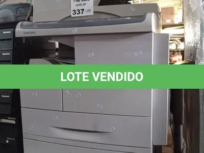 LOTE 337 - 01 IMPRESSORA MULTIFUNCIONAL MARCA SAMSUNG MODELO 6555NX. (NO ESTADO, LEILÃO NÃO TEM GARANTIA E NEM DEVOLUÇÃO, SUJEITO A POSSÍVEIS AVARIAS VISÍVEIS/OCULTAS E/OU AUSÊNCIA DE COMPONENTES).