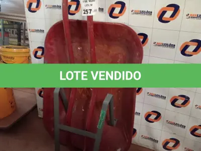 LOTE 257 - 03 PEÇAS PARA CARRINHO DE MÃO. (NO ESTADO, LEILÃO NÃO TEM GARANTIA E NEM DEVOLUÇÃO, SUJEITO A POSSÍVEIS AVARIAS VISÍVEIS/OCULTAS E/OU AUSÊNCIA DE COMPONENTES).