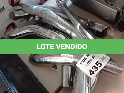 LOTE 435 - 01 LOTE COM VÁRIAS CAPAS PROTETORAS DE ESCAPAMENTO MODELOS DIVERSOS. (NO ESTADO, LEILÃO NÃO TEM GARANTIA E NEM DEVOLUÇÃO, SUJEITO A POSSÍVEIS AVARIAS VISÍVEIS/OCULTAS E/OU AUSÊNCIA DE COMPONENTES).