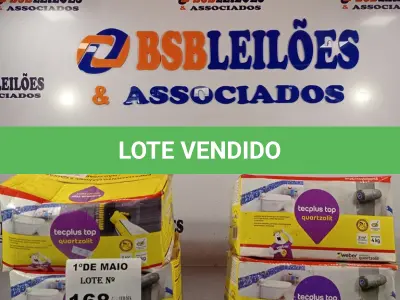 LOTE 168 - 04 CAIXAS DE IMPERMEABILIZANTE TECPLUS TOP QUARTZOLIT. (NO ESTADO, LEILÃO NÃO TEM GARANTIA E NEM DEVOLUÇÃO, SUJEITO A POSSÍVEIS AVARIAS VISÍVEIS/OCULTAS E/OU AUSÊNCIA DE COMPONENTES).