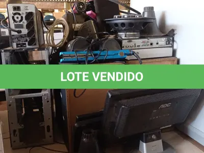 LOTE 401 - 01 LOTE COM ELETRÔNICOS DIVERSOS. (NO ESTADO, LEILÃO NÃO TEM GARANTIA E NEM DEVOLUÇÃO, SUJEITO A POSSÍVEIS AVARIAS VISÍVEIS/OCULTAS E/OU AUSÊNCIA DE COMPONENTES).