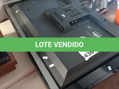 LOTE 436 - 02 TV’S MARCAS E MODELOS DIVERSOS PARA RETIRADA DE PEÇAS. (NO ESTADO, LEILÃO NÃO TEM GARANTIA E NEM DEVOLUÇÃO, SUJEITO A POSSÍVEIS AVARIAS VISÍVEIS/OCULTAS E/OU AUSÊNCIA DE COMPONENTES).