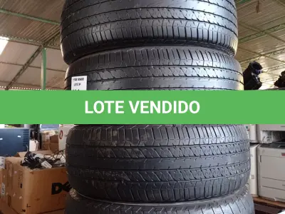 LOTE 414 - 04 PNEUS USADOS PARA CAMIONETE 265/60/18. (NO ESTADO, LEILÃO NÃO TEM GARANTIA E NEM DEVOLUÇÃO, SUJEITO A POSSÍVEIS AVARIAS VISÍVEIS/OCULTAS E/OU AUSÊNCIA DE COMPONENTES).