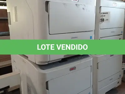 LOTE 258 - 04 IMPRESSORAS MARCAS OKI MODELO MPS5501B PARA RETIRADA DE PEÇAS. (NO ESTADO, LEILÃO NÃO TEM GARANTIA E NEM DEVOLUÇÃO, SUJEITO A POSSÍVEIS AVARIAS VISÍVEIS/OCULTAS E/OU AUSÊNCIA DE COMPONENTES).