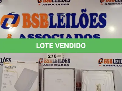 LOTE 276 - 01 LOTE COM VÁRIAS LUMINÁRIAS DE LED. (NO ESTADO, LEILÃO NÃO TEM GARANTIA E NEM DEVOLUÇÃO, SUJEITO A POSSÍVEIS AVARIAS VISÍVEIS/OCULTAS E/OU AUSÊNCIA DE COMPONENTES).