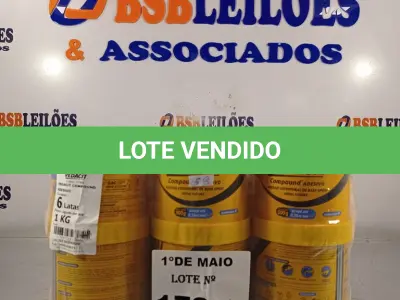 LOTE 172 - 06 LATAS DE ADESIVO ESTRUTURAL DE BASE EPÓXI MEDIA FLUIDEZ COMPONENTES A+B. (NO ESTADO, LEILÃO NÃO TEM GARANTIA E NEM DEVOLUÇÃO, SUJEITO A POSSÍVEIS AVARIAS VISÍVEIS/OCULTAS E/OU AUSÊNCIA DE COMPONENTES).