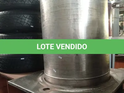 LOTE 311 - 01 TONEL EM AÇO INOX. (NO ESTADO, LEILÃO NÃO TEM GARANTIA E NEM DEVOLUÇÃO, SUJEITO A POSSÍVEIS AVARIAS VISÍVEIS/OCULTAS E/OU AUSÊNCIA DE COMPONENTES).