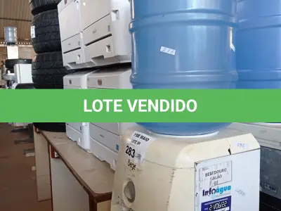 LOTE 283 - 01 BEBEDOURO PARA GARRAFÃO 220V. (NO ESTADO, LEILÃO NÃO TEM GARANTIA E NEM DEVOLUÇÃO, SUJEITO A POSSÍVEIS AVARIAS VISÍVEIS/OCULTAS E/OU AUSÊNCIA DE COMPONENTES).