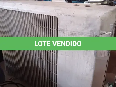 LOTE 464 - 01 CONDENSADORA. (NO ESTADO, LEILÃO NÃO TEM GARANTIA E NEM DEVOLUÇÃO, SUJEITO A POSSÍVEIS AVARIAS VISÍVEIS/OCULTAS E/OU AUSÊNCIA DE COMPONENTES).