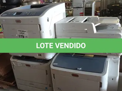LOTE 379 - 03 IMPRESSORAS MARCAS OKI SENDO 01 MULTIFUNCIONAL MODELO MPS5502MB E 02 MPS5501B PARA RETIRADA DE PEÇAS. (NO ESTADO, LEILÃO NÃO TEM GARANTIA E NEM DEVOLUÇÃO, SUJEITO A POSSÍVEIS AVARIAS VISÍVEIS/OCULTAS E/OU AUSÊNCIA DE COMPONENTES).