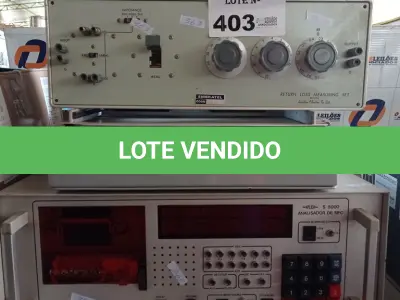 LOTE 403 - 03 EQUIPAMENTOS ELETRÔNICOS DIVERSOS. (NO ESTADO, LEILÃO NÃO TEM GARANTIA E NEM DEVOLUÇÃO, SUJEITO A POSSÍVEIS AVARIAS VISÍVEIS/OCULTAS E/OU AUSÊNCIA DE COMPONENTES).