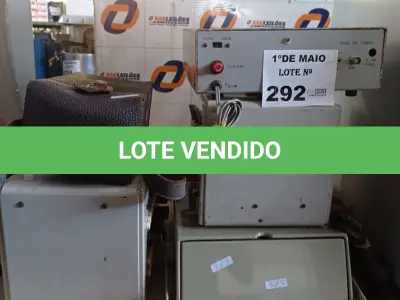 LOTE 292 - 06 EQUIPAMENTOS ELETRÔNICOS ANTIGOS DIVERSOS. (NO ESTADO, LEILÃO NÃO TEM GARANTIA E NEM DEVOLUÇÃO, SUJEITO A POSSÍVEIS AVARIAS VISÍVEIS/OCULTAS E/OU AUSÊNCIA DE COMPONENTES).