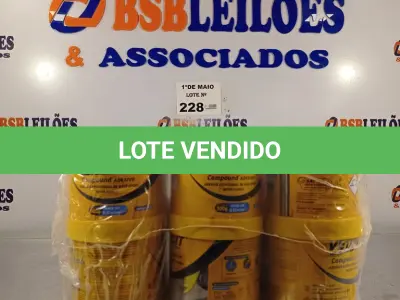 LOTE 228 - 06 LATAS DE ADESIVO ESTRUTURAL DE BASE EPÓXI MEDIA FLUIDEZ COMPONENTES A+B. (NO ESTADO, LEILÃO NÃO TEM GARANTIA E NEM DEVOLUÇÃO, SUJEITO A POSSÍVEIS AVARIAS VISÍVEIS/OCULTAS E/OU AUSÊNCIA DE COMPONENTES).