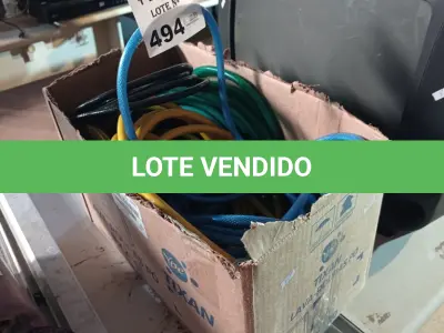 LOTE 494 - 01 LOTE COM VÁRIAS MANGUEIRAS. (NO ESTADO, LEILÃO NÃO TEM GARANTIA E NEM DEVOLUÇÃO, SUJEITO A POSSÍVEIS AVARIAS VISÍVEIS/OCULTAS E/OU AUSÊNCIA DE COMPONENTES).