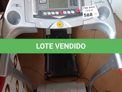 LOTE 588 - 01 ESTEIRA ERGOMÉTRICA CHRISTOPEIT. (NO ESTADO, LEILÃO NÃO TEM GARANTIA E NEM DEVOLUÇÃO, SUJEITO A POSSÍVEIS AVARIAS VISÍVEIS/OCULTAS E/OU AUSÊNCIA DE COMPONENTES).