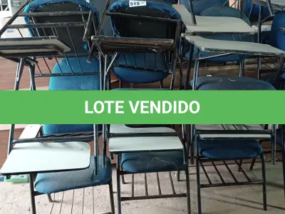 LOTE 515 - 10 CADEIRAS DE AUDITÓRIO. (NO ESTADO, LEILÃO NÃO TEM GARANTIA E NEM DEVOLUÇÃO, SUJEITO A POSSÍVEIS AVARIAS VISÍVEIS/OCULTAS E/OU AUSÊNCIA DE COMPONENTES).