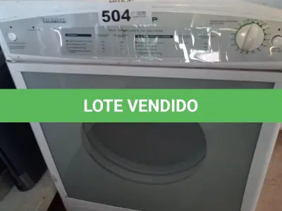 LOTE 504 - 01 SECADORA MARCA BRASTEMP. (NO ESTADO, LEILÃO NÃO TEM GARANTIA E NEM DEVOLUÇÃO, SUJEITO A POSSÍVEIS AVARIAS VISÍVEIS/OCULTAS E/OU AUSÊNCIA DE COMPONENTES).