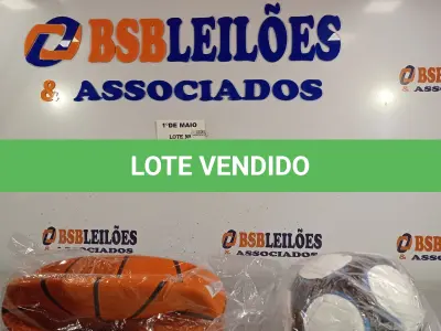 LOTE 080 - 01 BOLA DE BASQUETE E 01 BOLA DE FUTEBOL. (NO ESTADO, LEILÃO NÃO TEM GARANTIA E NEM DEVOLUÇÃO, SUJEITO A POSSÍVEIS AVARIAS VISÍVEIS/OCULTAS E/OU AUSÊNCIA DE COMPONENTES).