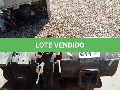 LOTE 611 - 01 MOTOR DE ELEVADOR COM REDUTOR (MOTOR QUEIMADO). (NO ESTADO, LEILÃO NÃO TEM GARANTIA E NEM DEVOLUÇÃO, SUJEITO A POSSÍVEIS AVARIAS VISÍVEIS/OCULTAS E/OU AUSÊNCIA DE COMPONENTES).