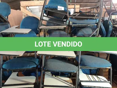 LOTE 514 - 10 CADEIRAS DE AUDITÓRIO. (NO ESTADO, LEILÃO NÃO TEM GARANTIA E NEM DEVOLUÇÃO, SUJEITO A POSSÍVEIS AVARIAS VISÍVEIS/OCULTAS E/OU AUSÊNCIA DE COMPONENTES).