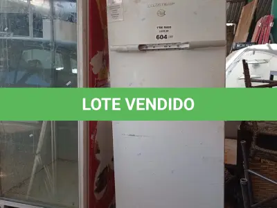 LOTE 604 - 01 FREEZER VERTICAL MARCA BRASTEMP 220V. (NO ESTADO, LEILÃO NÃO TEM GARANTIA E NEM DEVOLUÇÃO, SUJEITO A POSSÍVEIS AVARIAS VISÍVEIS/OCULTAS E/OU AUSÊNCIA DE COMPONENTES).