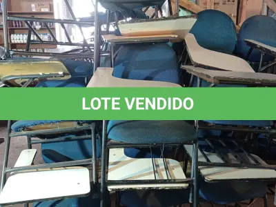 LOTE 513 - 10 CADEIRAS DE AUDITÓRIO. (NO ESTADO, LEILÃO NÃO TEM GARANTIA E NEM DEVOLUÇÃO, SUJEITO A POSSÍVEIS AVARIAS VISÍVEIS/OCULTAS E/OU AUSÊNCIA DE COMPONENTES).