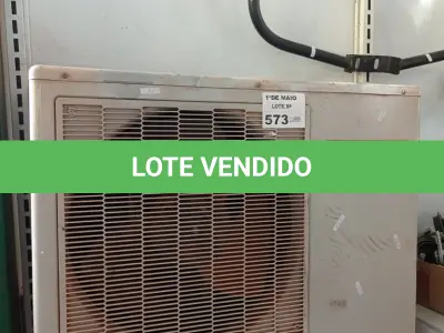 LOTE 573 - 01 CONDENSADORA MARCA TOTALINE 11.000BTU 220V. (NO ESTADO, LEILÃO NÃO TEM GARANTIA E NEM DEVOLUÇÃO, SUJEITO A POSSÍVEIS AVARIAS VISÍVEIS/OCULTAS E/OU AUSÊNCIA DE COMPONENTES).