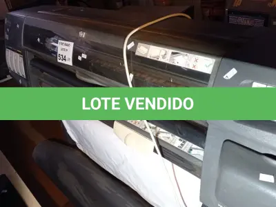 LOTE 534 - 01 PLOTTER MARCA HP MODELO DESIGNJET 1055CM PLUS. (NO ESTADO, LEILÃO NÃO TEM GARANTIA E NEM DEVOLUÇÃO, SUJEITO A POSSÍVEIS AVARIAS VISÍVEIS/OCULTAS E/OU AUSÊNCIA DE COMPONENTES).